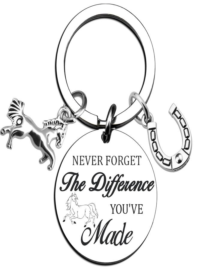 Aisity Horse Gifts for Women Stocking Stuffers for Teen Girls Cool Horse Keychain Inspirational Gift for Women Men Horses Lovers Hoss Trainer Stuff Unique Horses Decor Themed Gift Ideas - Image 1